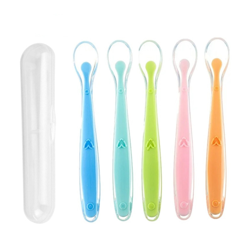 Baby Food Chopper - BPA Free Baby Silicone Spoons First