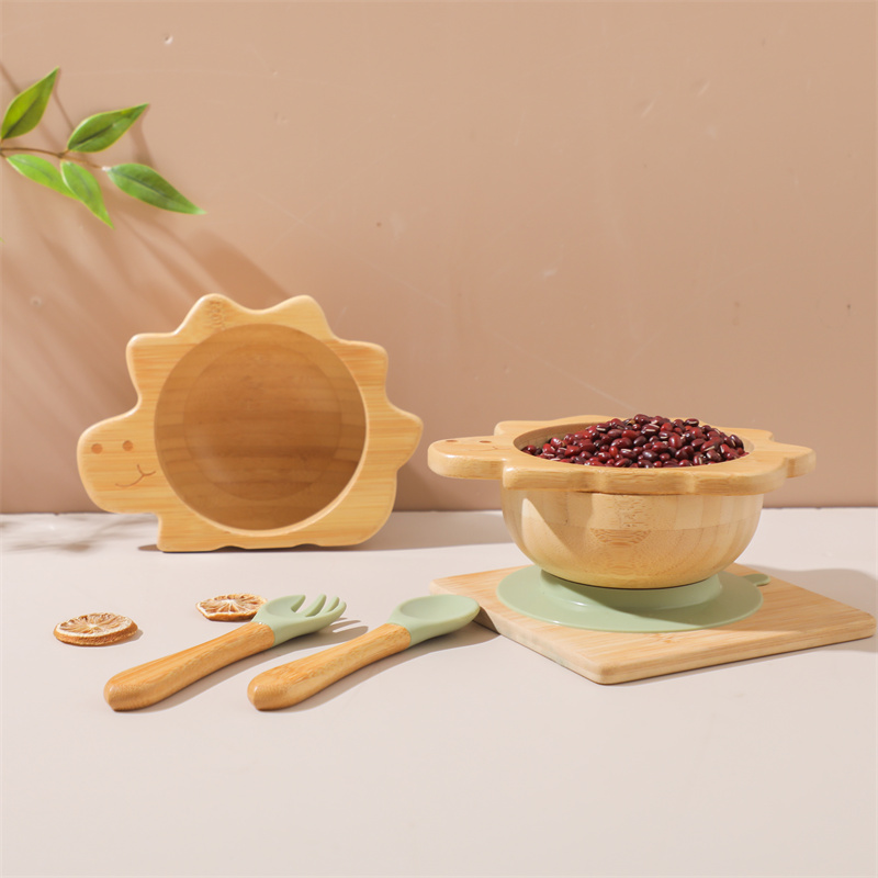Baby Wooden Tableware Set Dino - огляд і ціна Baby Food Chopper