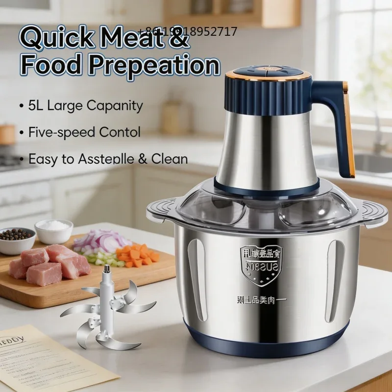 304 Stainless Steel 5L Electri - огляд і ціна Baby Food Chopper