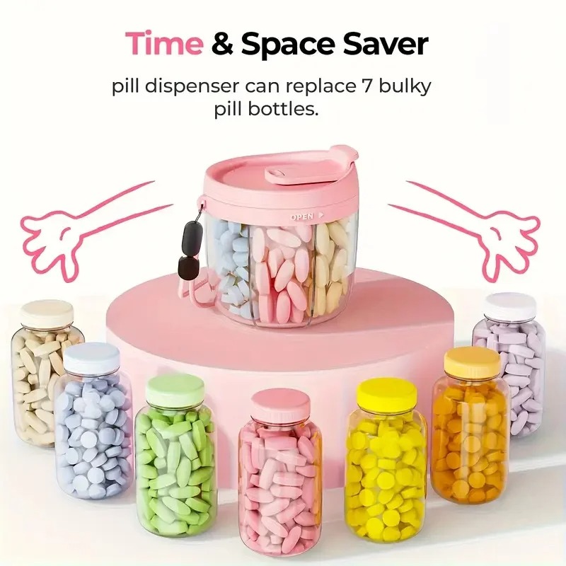 Pill Organizer Pill Dispenser  - огляд і ціна Formula Dispenser Portable