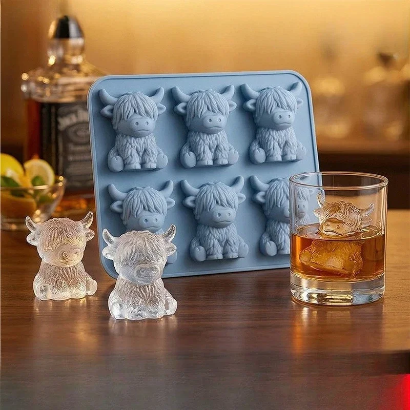 Silicone Highland Cow Ice Cube - огляд і ціна Baby Food Tray