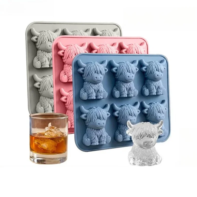 Silicone Highland Cow Ice Cube - огляд і ціна Baby Food Tray