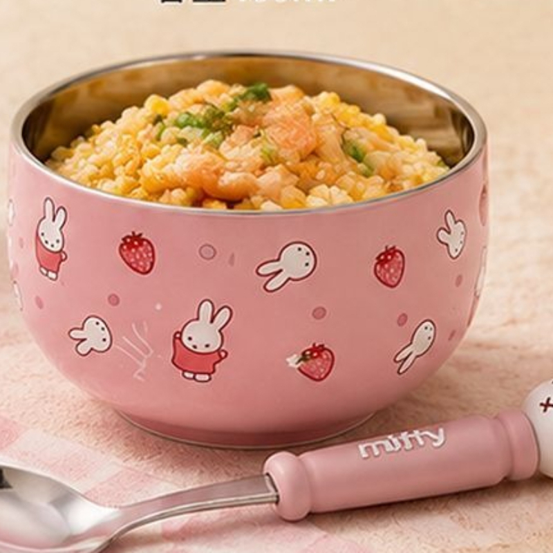 Cartoon Kawaii Miffy Stainless - огляд і ціна Baby Food Japan