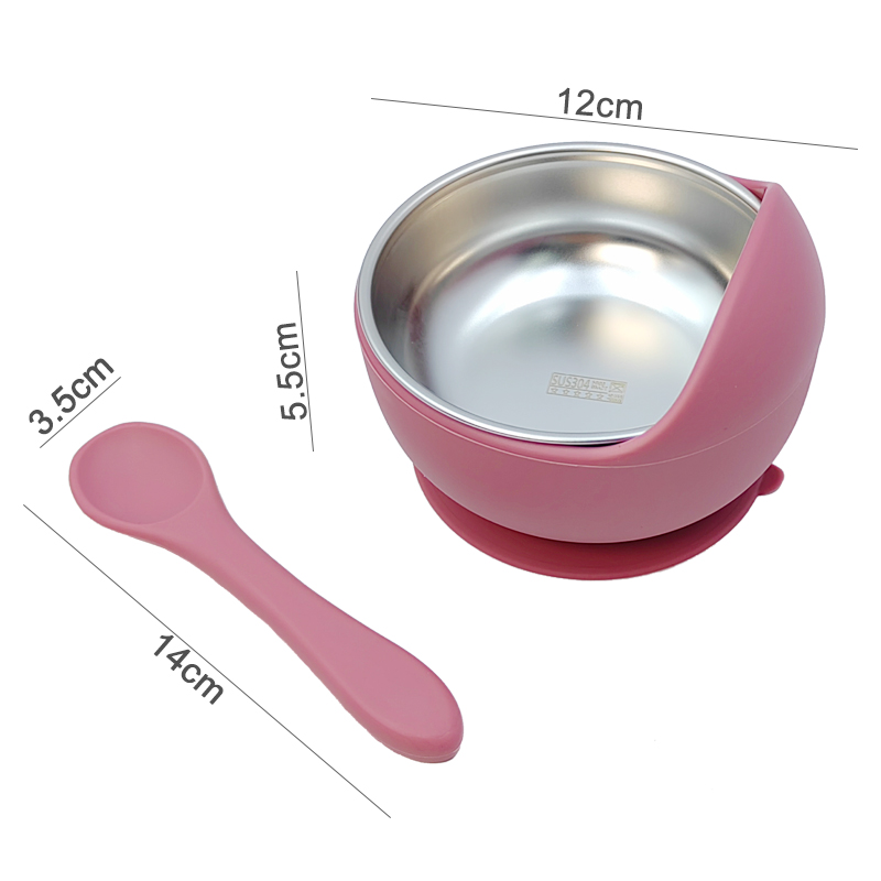 3Pcs Set Baby Feeding Bowl Wit - огляд і ціна Baby Food Utensils