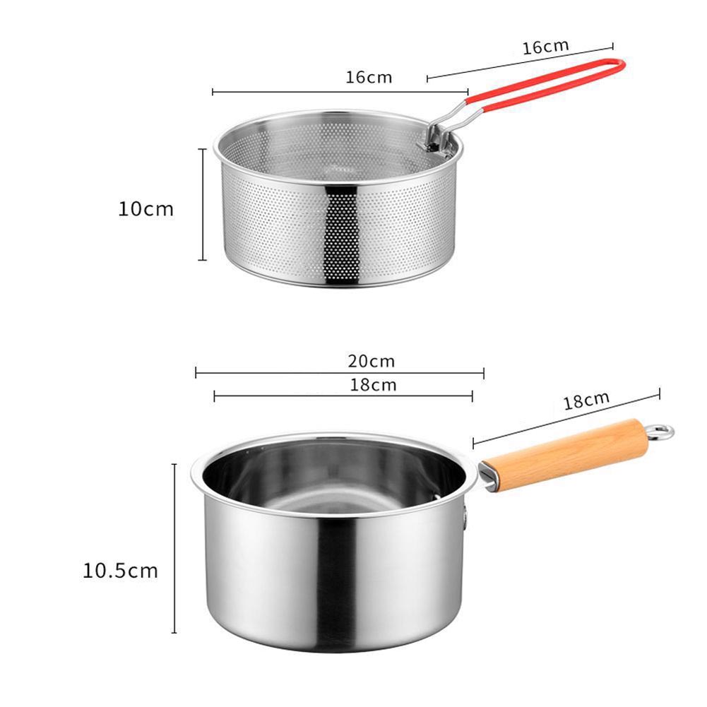 Stainless Steel Deep Fry Pot 2 - огляд і ціна Baby Food Strainer