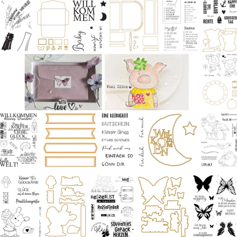 Baby Suitcase Stamps And Dies  - огляд і ціна Baby Food Fruits