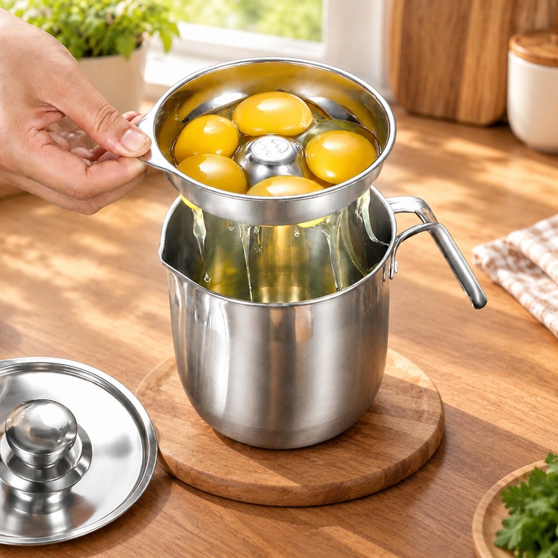304 Stainless Steel Egg Yolk S - огляд і ціна Baby Food Strainer