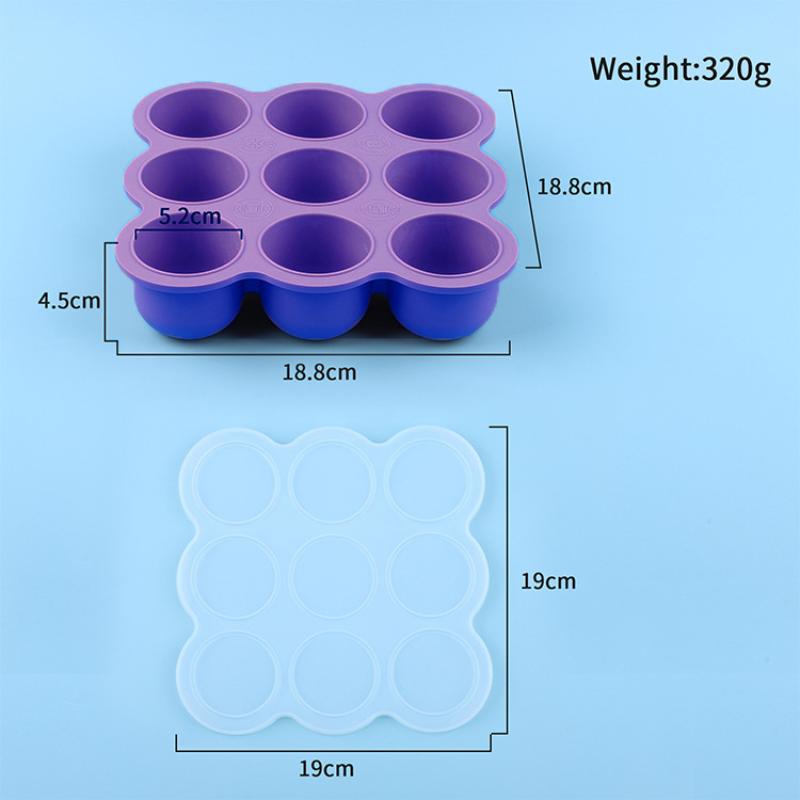 Baby Food Silicone Container 9 - огляд і ціна Baby Food Tray
