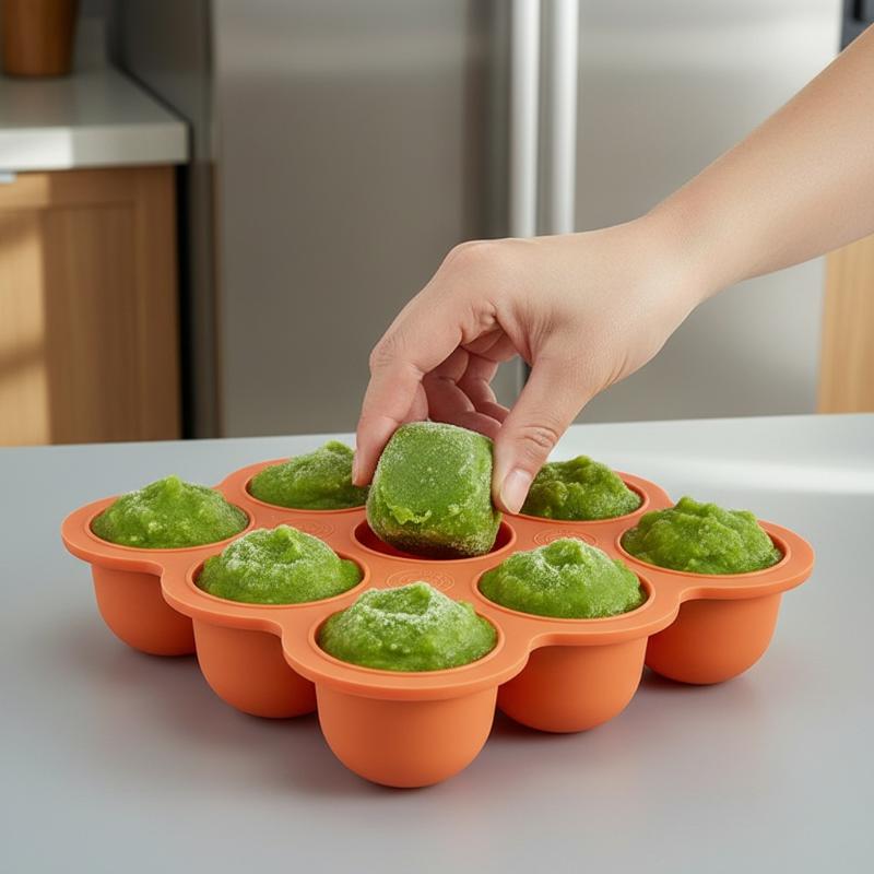 Baby Food Silicone Container 9 - огляд і ціна Baby Food Tray