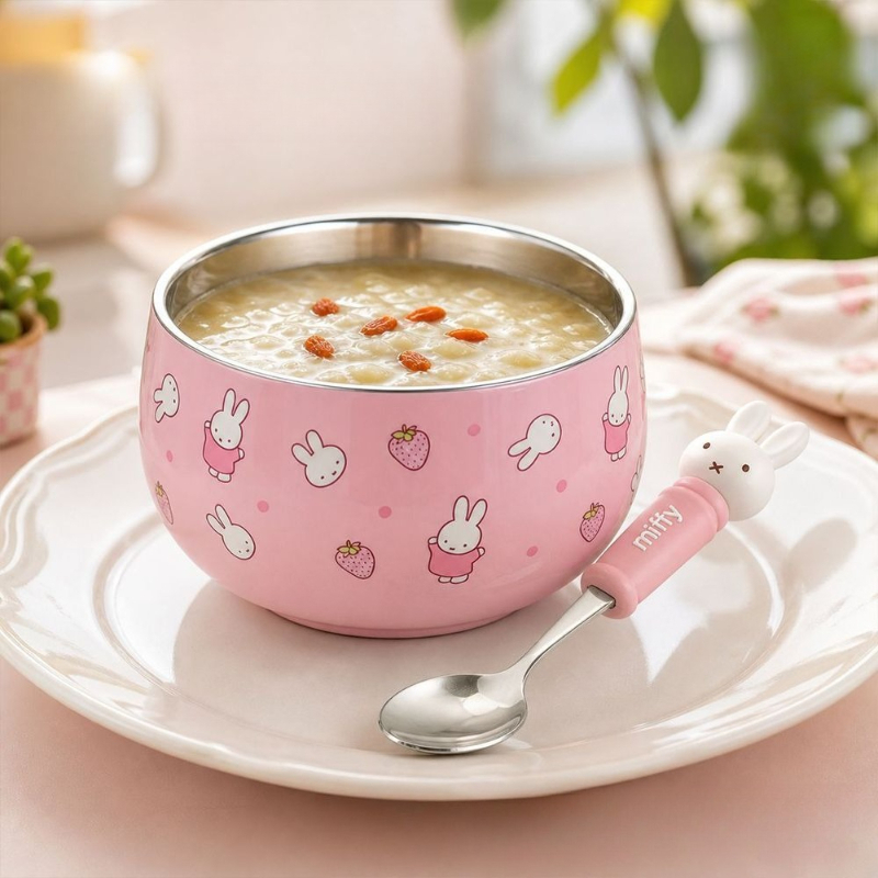 Cartoon Kawaii Miffy Stainless - огляд і ціна Baby Food Japan