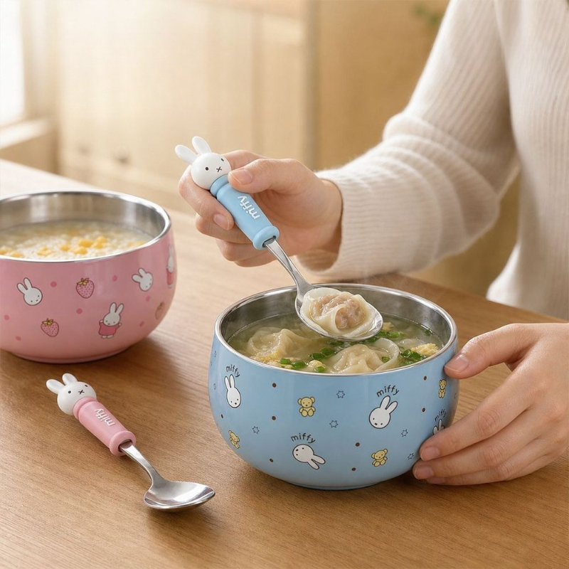 Cartoon Kawaii Miffy Stainless - огляд і ціна Baby Food Japan