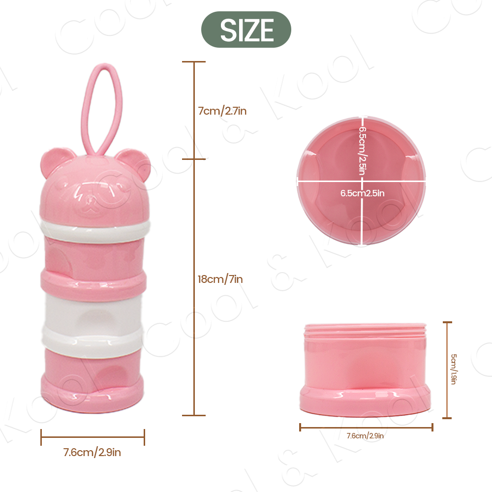 3-Layer Portable Formula Dispe - огляд і ціна Formula Dispenser Portable