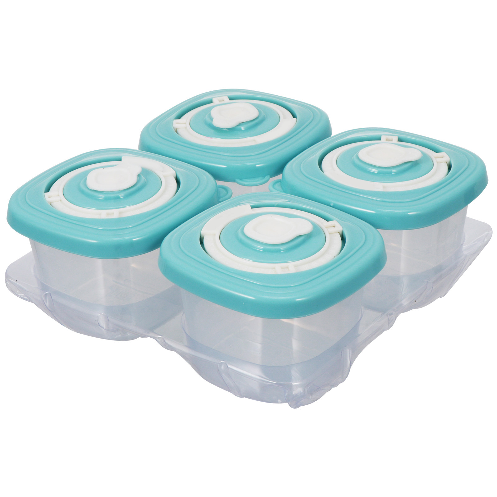 4Pcs Baby Blocks Food Storage  - огляд і ціна Baby Food Quality