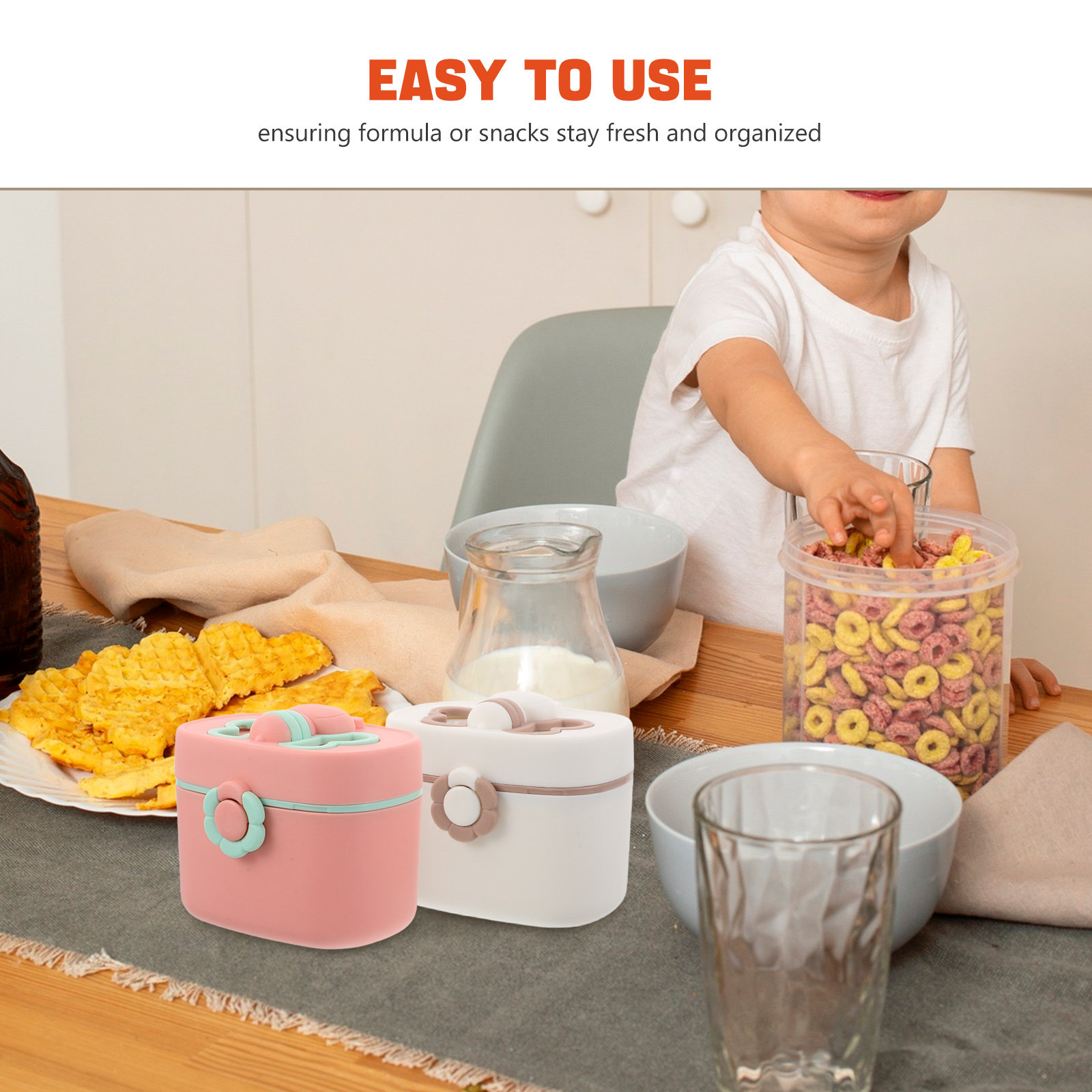 2 pcs Portable Milk Powder Box - огляд і ціна Formula Dispenser Portable