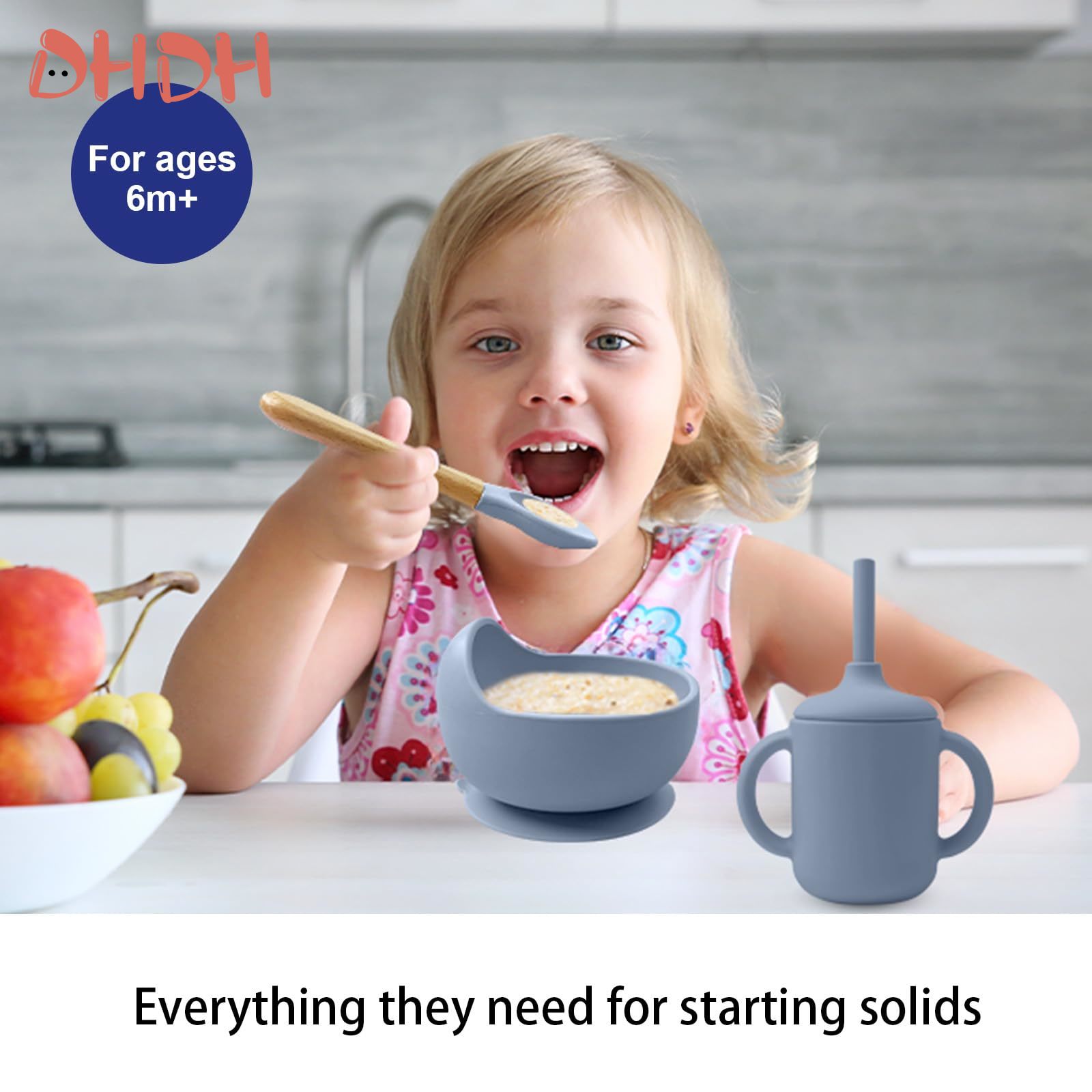 Silicone Baby Feeding Set Tabl - огляд і ціна Baby Food Chopper