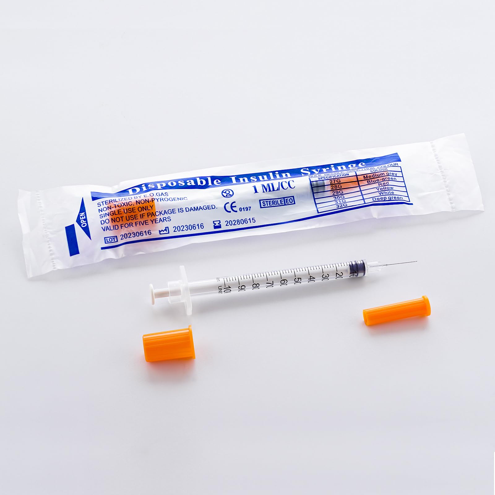 30pcs/Pack, 1ml Sterile Insuli - огляд і ціна Baby Food Allergy Rash