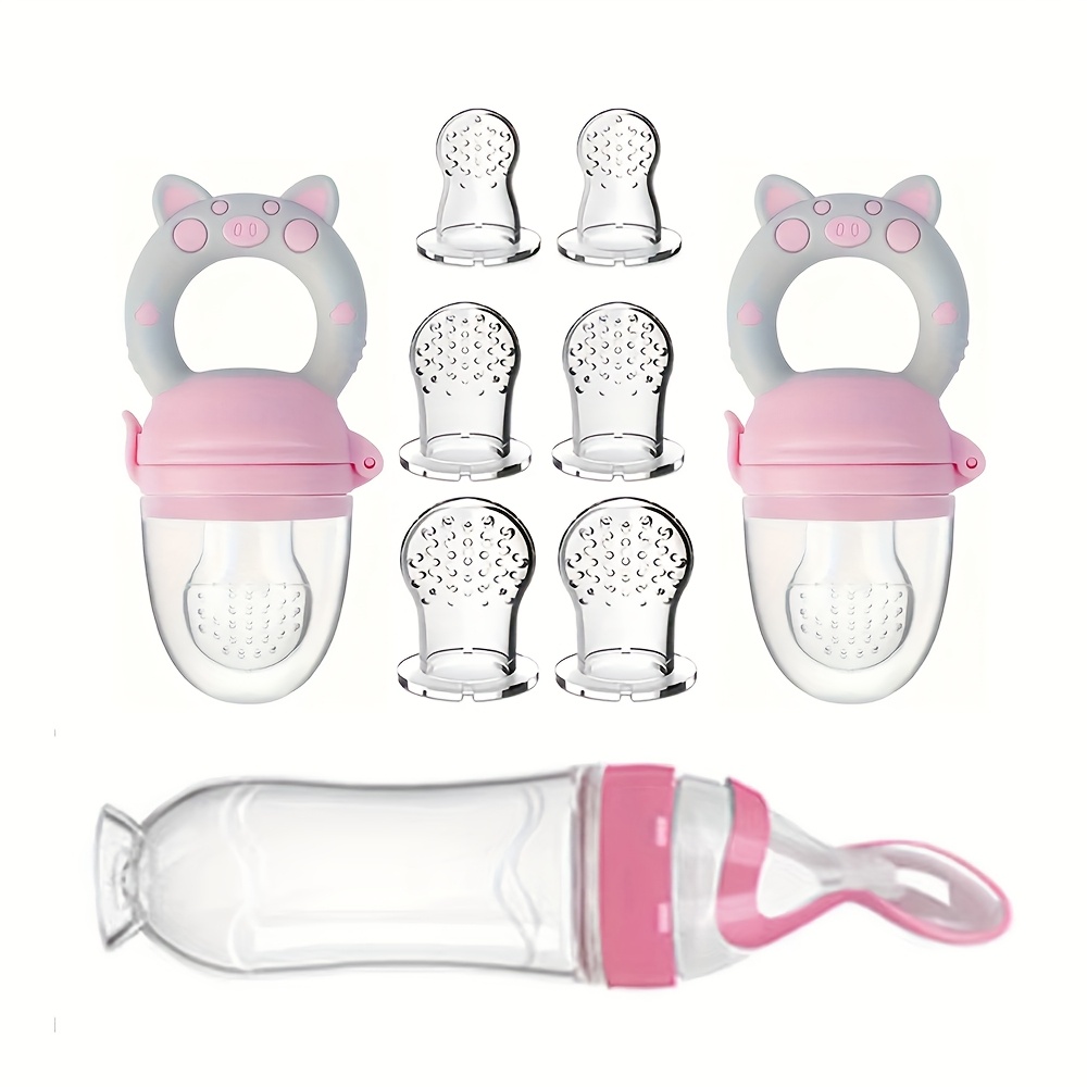 9pcs Feeding Cutlery:1 Silicon - огляд і ціна Baby Food Utensils