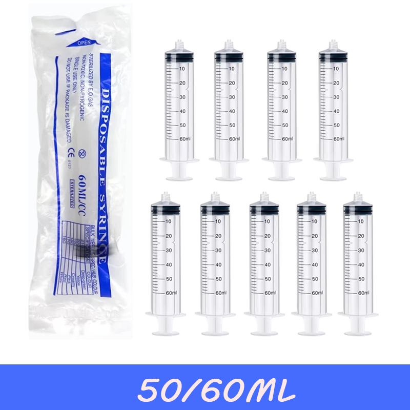 5-20Pcs 60ml Luer Lock Syringe - огляд і ціна Baby Food Allergy Rash