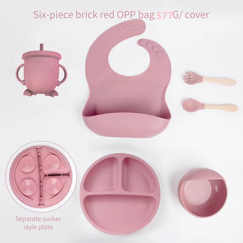 6 PCS Baby Meal Set Silicone S - огляд і ціна Baby Food Chopper